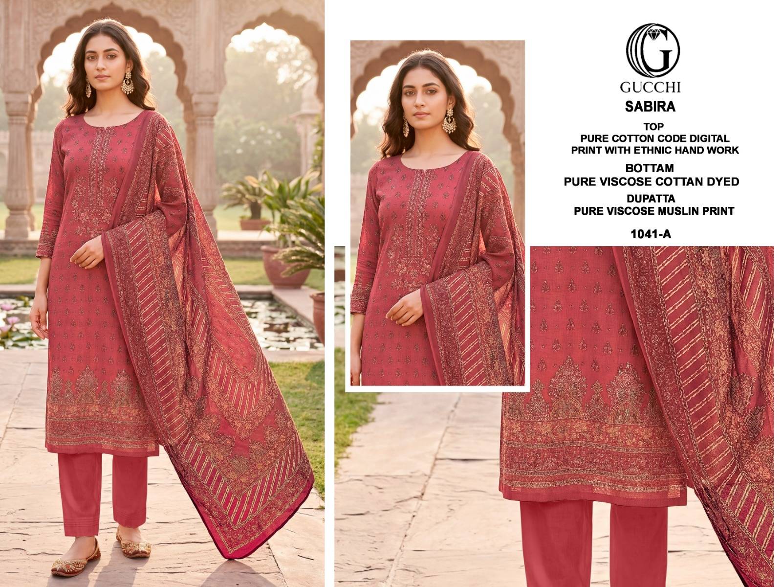 SABIRA 1041 Series By Fashid Beautiful Festive Suits Stylish Fancy Colorful Casual Wear & Ethnic Wear Pure Cotton Print Dresses At Wholesale Price